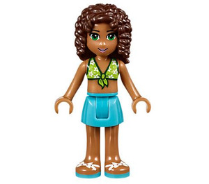 LEGO Andrea med Grön Bikini Topp Minifigur