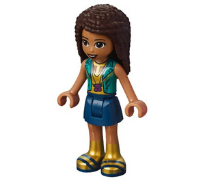 LEGO Andrea met Groen Vest en Pendant Minifiguur