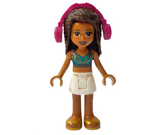 LEGO Andrea avec Casque Audio Minifigurine