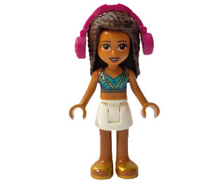 LEGO Andrea mit Headphones Minifigur