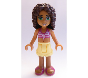 LEGO Andrea with Pink Bikini Top Minifigure