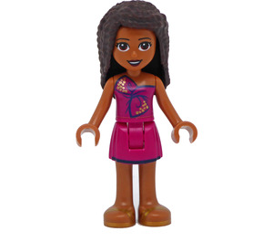 LEGO Andrea with Purple Bow Dress Minifigure