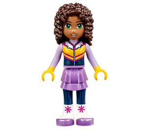 LEGO Andrea mit Ski Clothes Minifigur