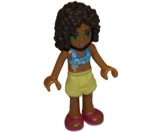 LEGO Andrea with yellow shorts Minifigure