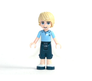 LEGO Andrew z Niebieski Koszula Minifigurka