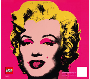 LEGO Andy Warhol's Marilyn Monroe Set 31197 Instructions