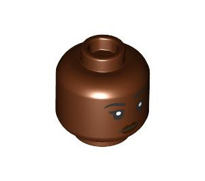 LEGO Angelina Johnson Minifigure Head (Recessed Solid Stud) (3626 / 103488)