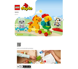 LEGO Tier Zug 10412 Instructions