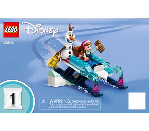 LEGO Anna and Elsa's Frozen Wonderland Set 43194 Instructions