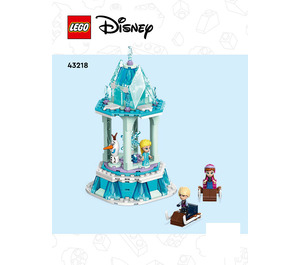 LEGO Anna und Elsa's Magical Carousel 43218 Instructions
