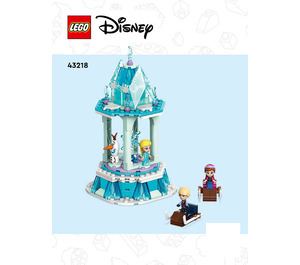 LEGO Anna and Elsa's Magical Carousel 43218 Istruzioni