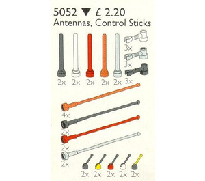 LEGO Antennas et Control Sticks 5052