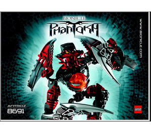 LEGO Antroz Set 8691 Instructions