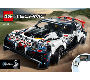 LEGO App-Controlled Top Tandwiel Rally Auto 42109 Instructions