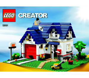 LEGO Apfel Baum House 5891 Instructions