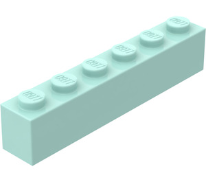 LEGO Aqua Brick 1 x 6 (3009)
