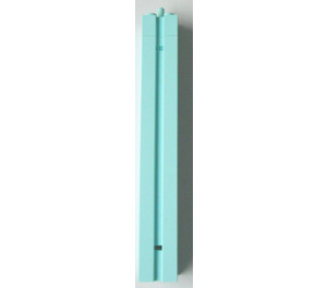 LEGO Aqua Column 2 x 2 x 12 with Vertical Grooves and Top Peg (47549)