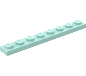 LEGO Aguamarina Placa 1 x 8 (3460)