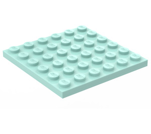 LEGO Aqua Plate 6 x 6 (3958)