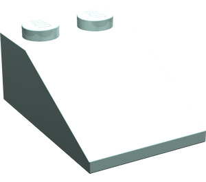 LEGO Aqua Pente 2 x 3 (25°) avec surface rugueuse (3298)