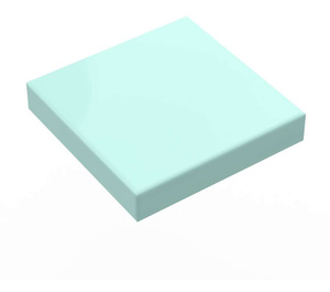 LEGO Aqua Tile 2 x 2 with Groove (3068 / 88409)