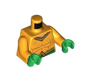 LEGO Aquaman with Yellow Long Hair Minifig Torso (973 / 76382)