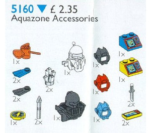 LEGO Aquazone Zubehör 5160