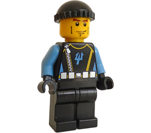 LEGO Aquazone Diver met Zwart Gebreid Pet Minifiguur