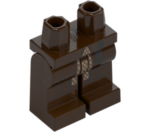 LEGO Aragorn with Dark Brown Legs Minifigure Hips and Legs (73200 / 101743)