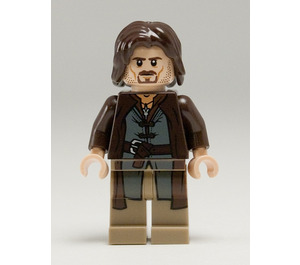 LEGO Aragorn met Donker zandbruin Poten Minifiguur