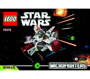 LEGO ARC-170 Starfighter Microfighter 75072 Instructions