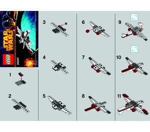 LEGO ARC-170 Starfighter Set 30247 Instructions