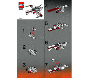 LEGO ARC-170 Starfighter Set 6967-1 Instructions