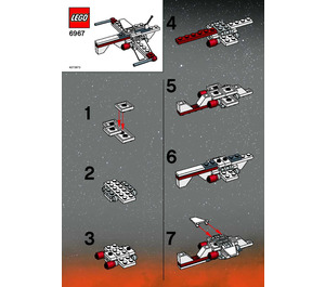 LEGO ARC-170 Starfighter 6967-1 Anleitungen