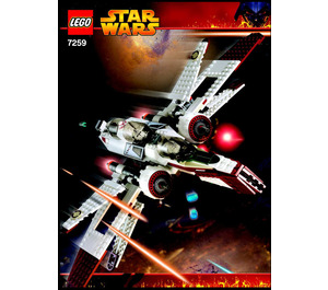 LEGO ARC-170 Starfighter Set 7259 Instructions