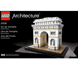 LEGO Arc de Triomphe 21036 Instrukce