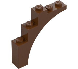 LEGO Arco 1 x 5 x 4 Arco regular, parte inferior sin refuerzo (2339 / 14395)