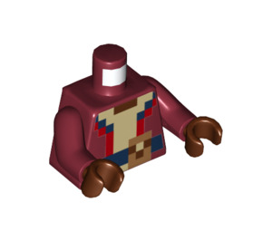 LEGO Archaeologist Minifig Torso (973 / 76382)