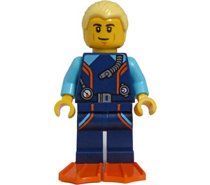 LEGO Arctic Explorer Diver with Blond Hair