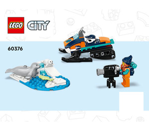 LEGO Arctic Explorer Snowmobile 60376 Instructions