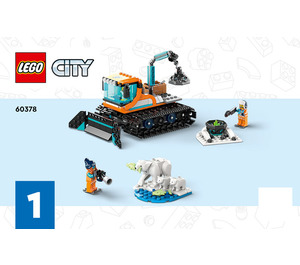 LEGO Arctic Explorer Truck and Mobile Lab Set 60378 Instructions