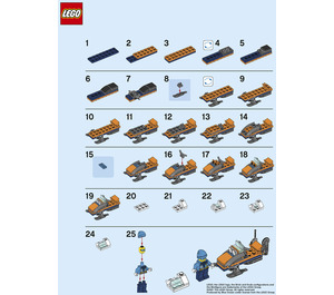 LEGO Arctic Explorer with Snowmobile 951810 Instructies