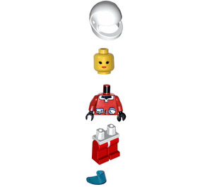 LEGO Arctic Female with Red Helmet Minifigure