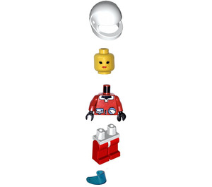 LEGO Ártico Mujer con Blanco Casco Minifigura