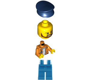 LEGO Arctic Icebreaker Captain Minifigur