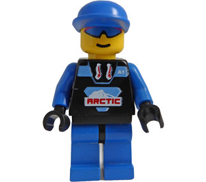 LEGO Arctic Male met Blauw Pet minifiguur
