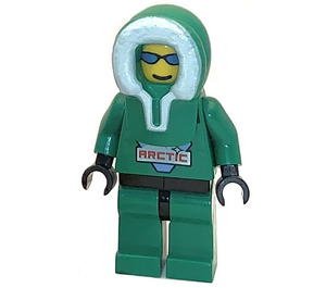 LEGO Arktický Muž s Zelená Parka Minifigurka