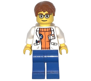 LEGO Artico Scientist con Occhiali Minifigure