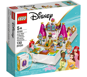 LEGO Ariel, Belle, Cinderella and Tiana's Storybook Adventures Set 43193 Packaging