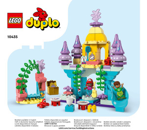 LEGO Ariel's Magical Underwater Palace 10435 Instructions